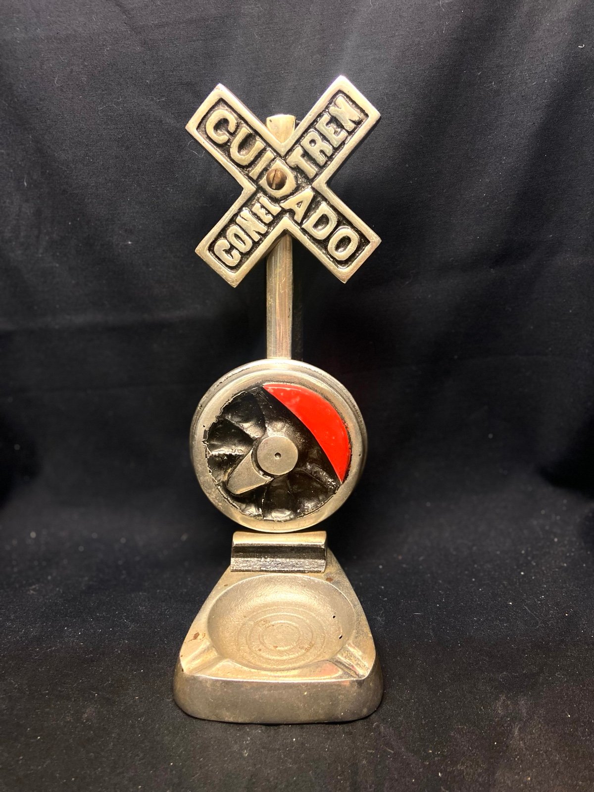Vintage Spanish Railroad Ashtray