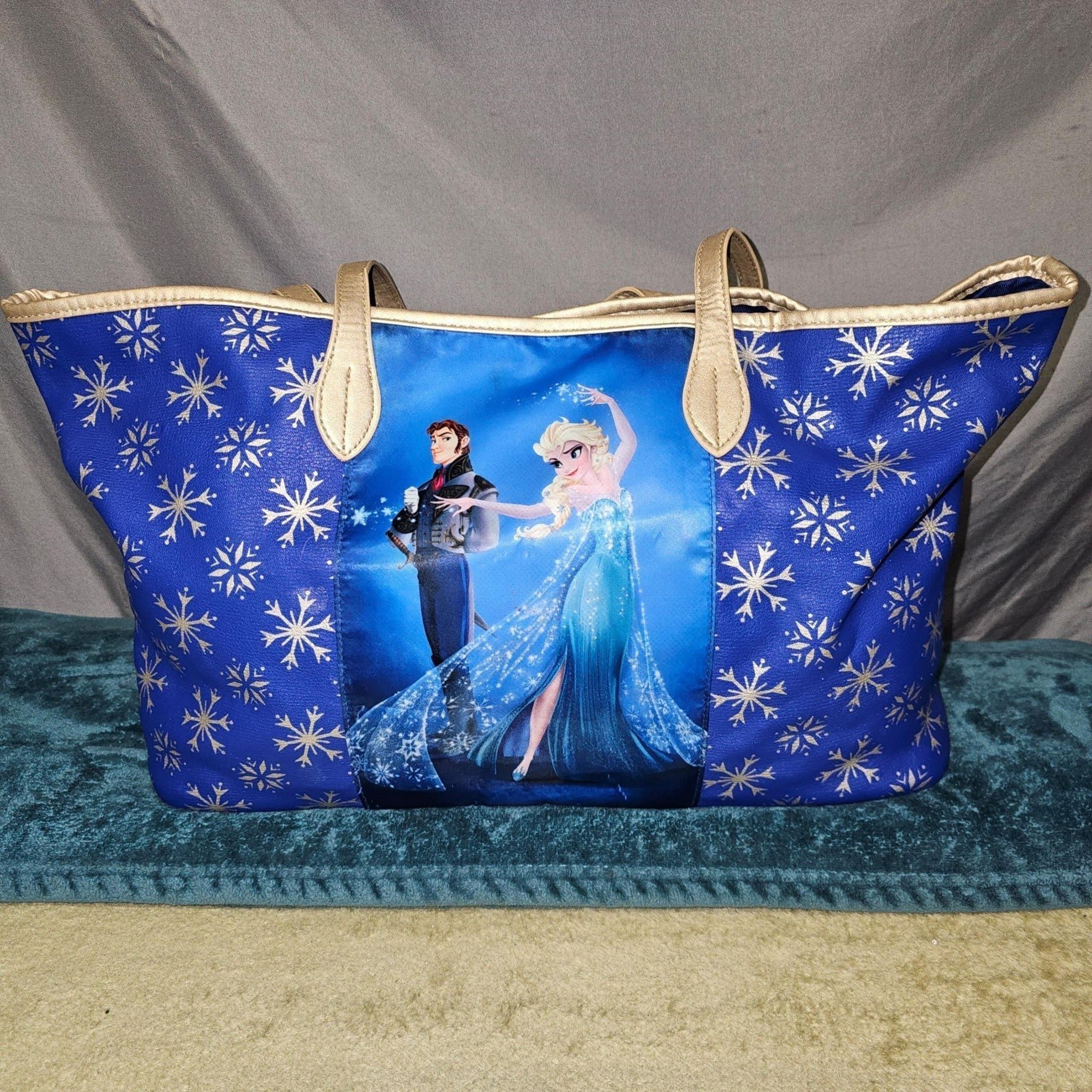 Disney's Frozen Elsa Character LARGE Blue Tote Bag