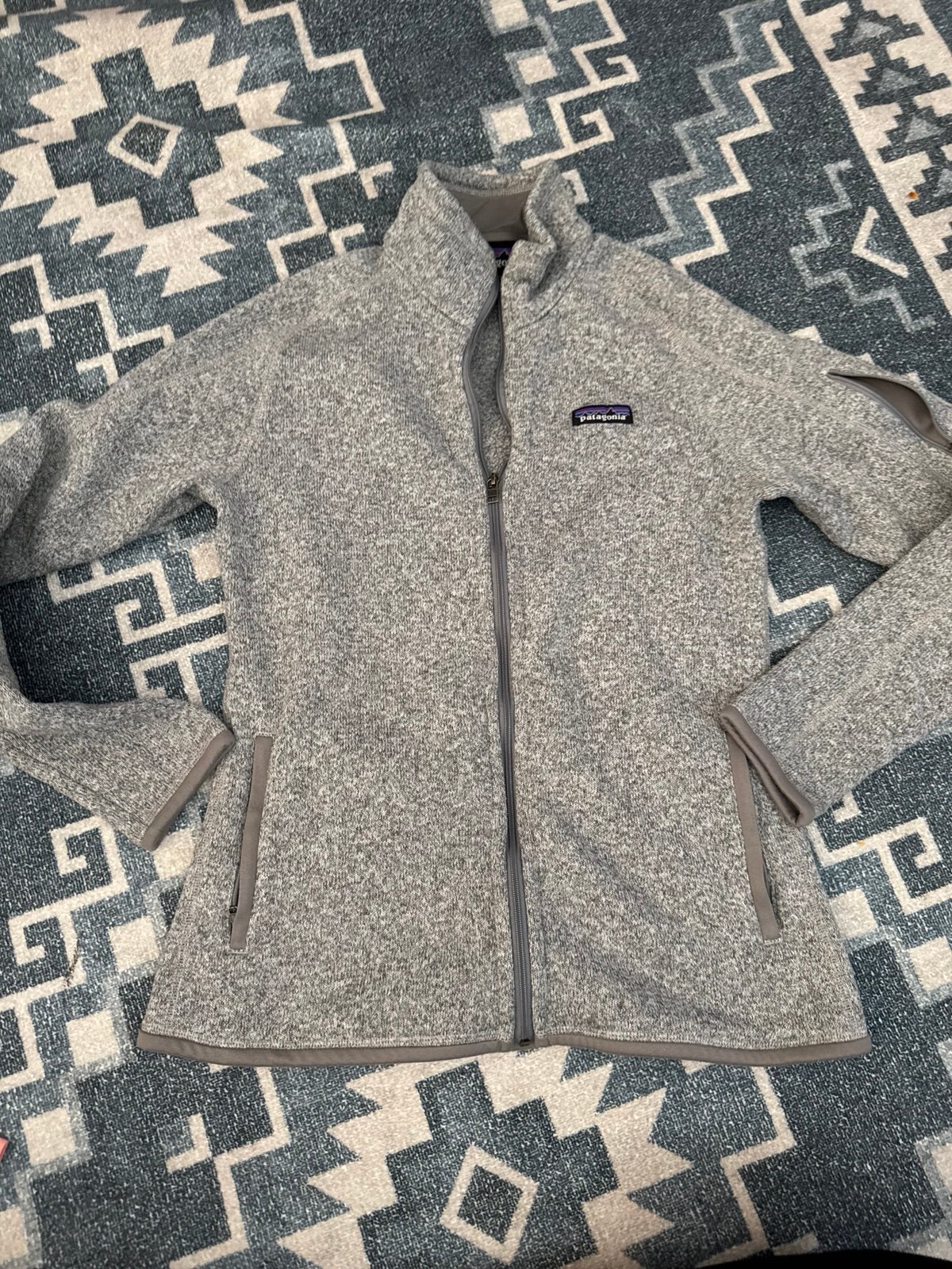 Patagonia Better Sweater Women's M Full Zip Fleece Jacket Gray
