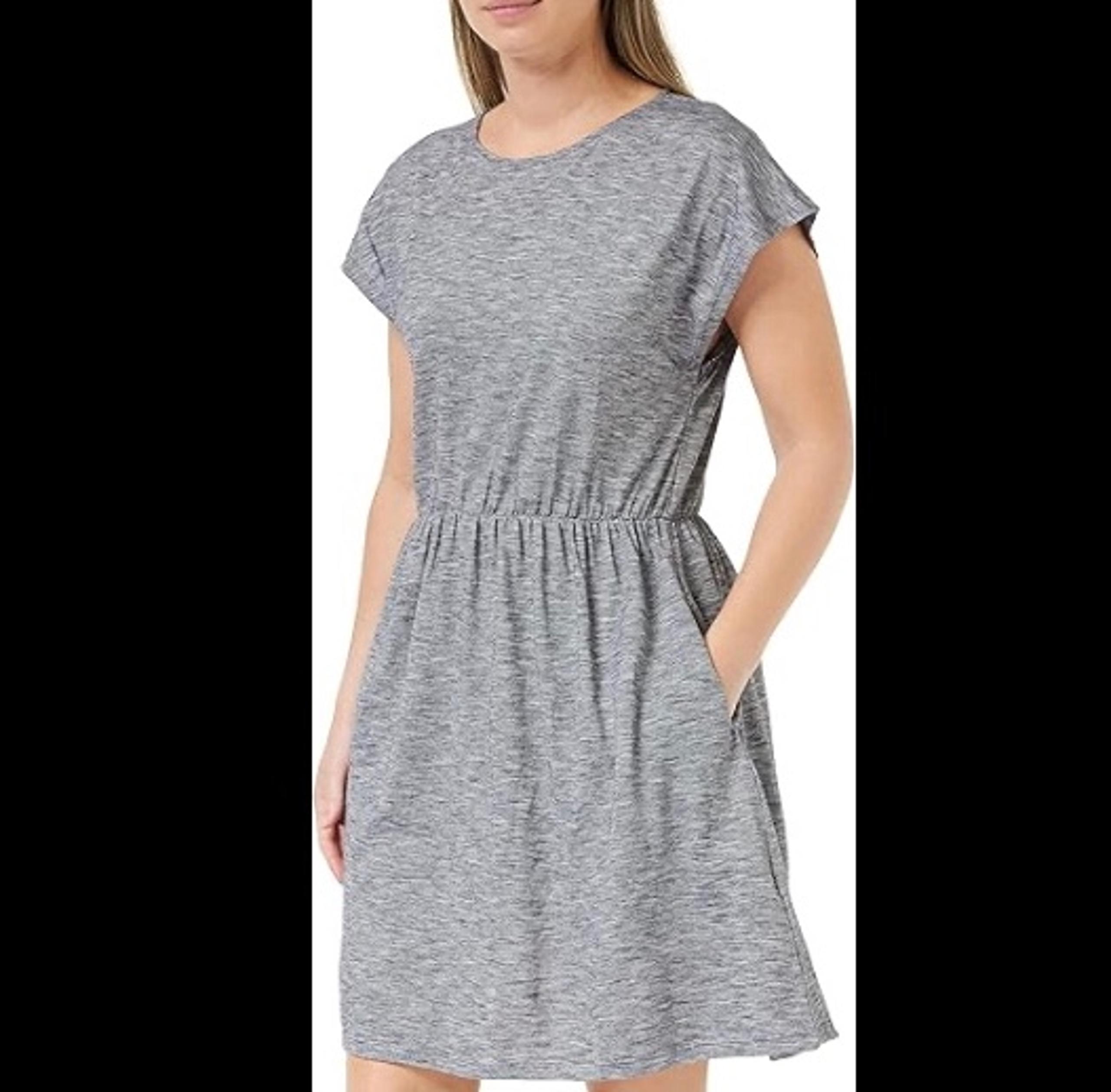 H&M BASIC Women's Black Casual T-Shirt Dress | XS