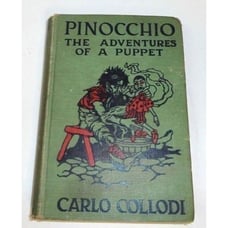 Pinocchio The Adventures of a Puppet; Early Printing; Carlo Collodi; Geppetto;