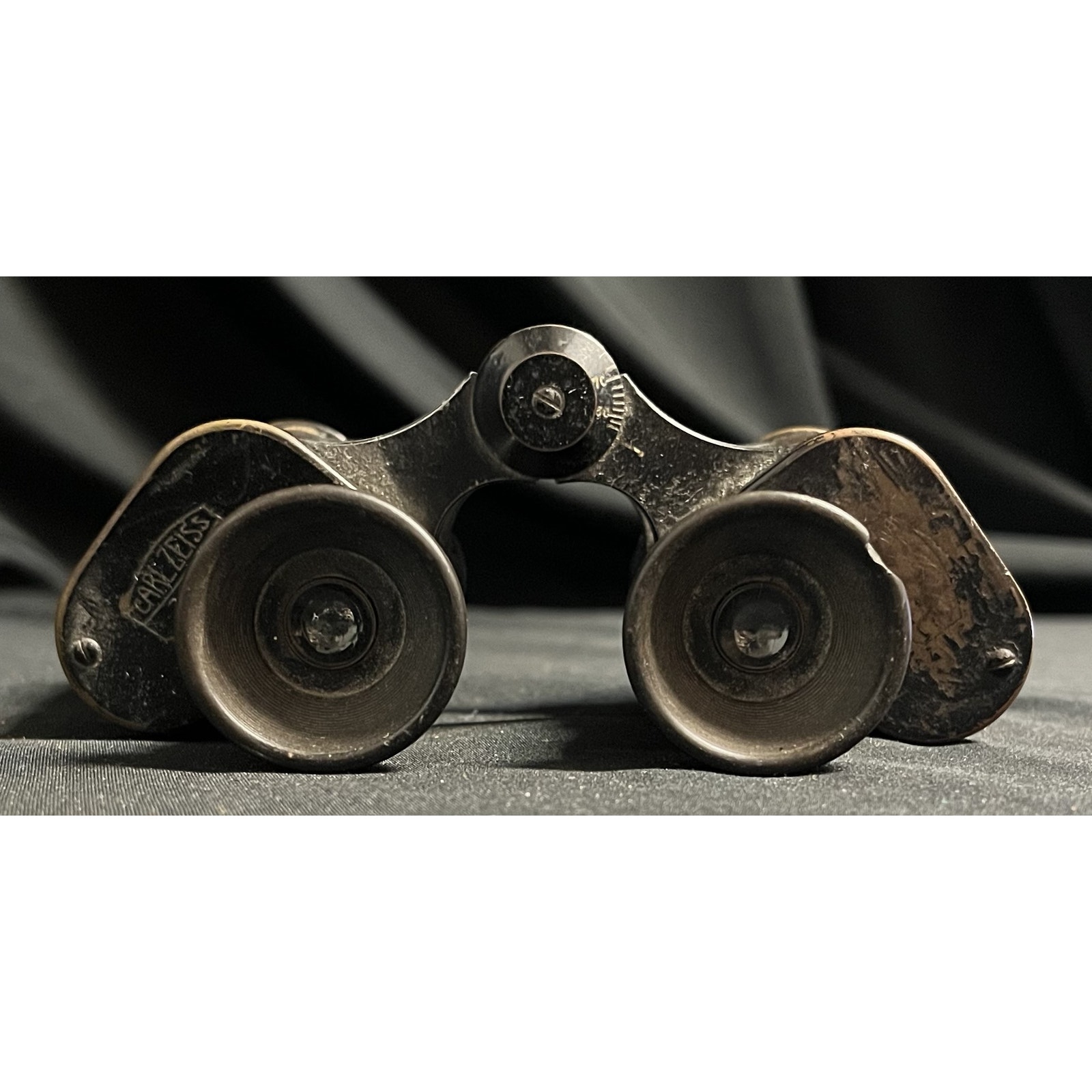 Early 1900 Carl Zeiss Binoculars Small (6x4) Leather Bound