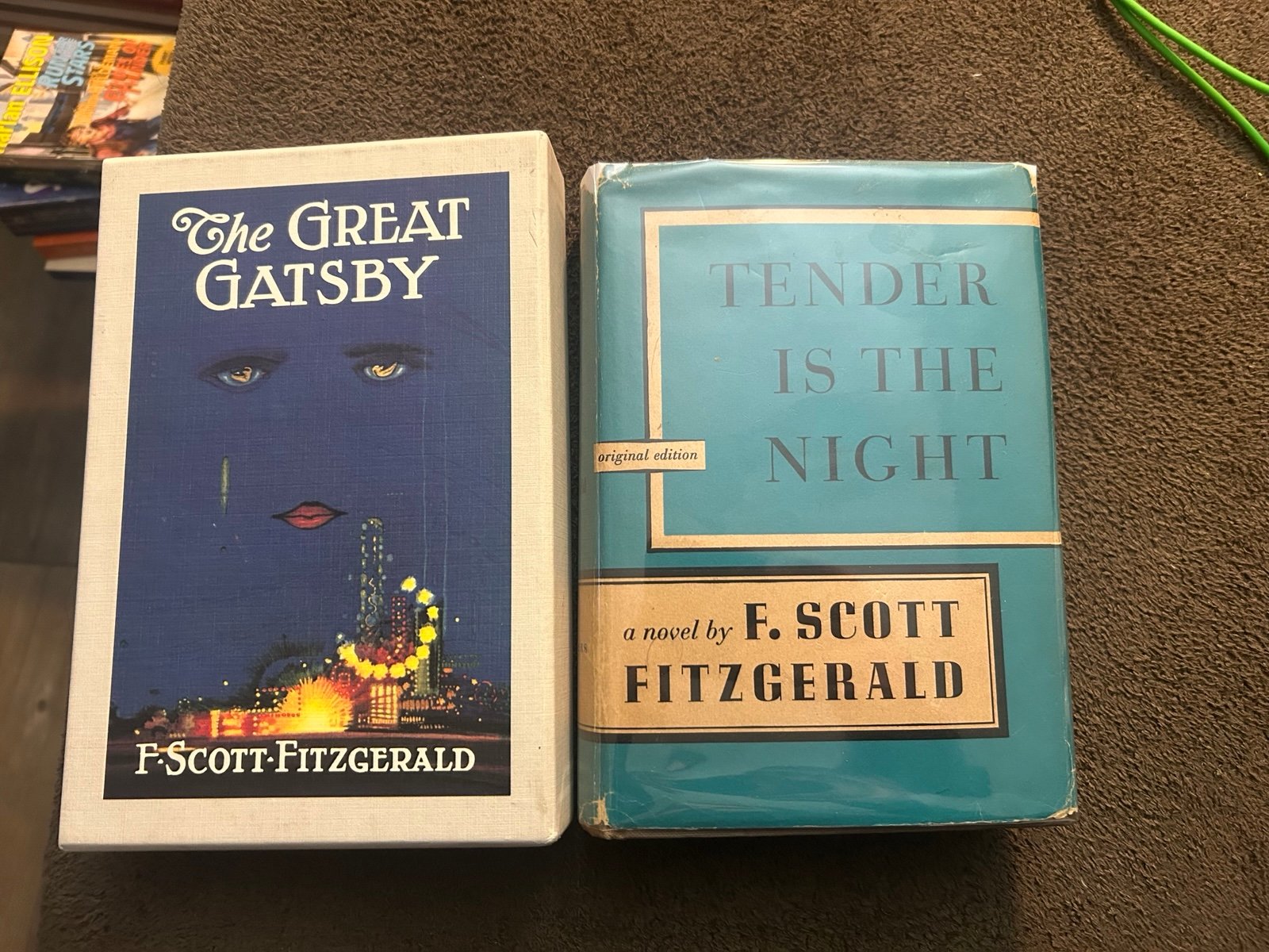 Tender Is The Night Great Gatsby First Edition Library Fitzgerald Slipcase Lot