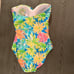 Bleu Rod Beattie Bandeau One Piece Swimsuit - New