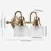 Shirley Metal/Glass LED Vanity Light, by JONATHAN Y