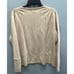 SUTTON STUDIO CASHMERE Woman V-Neck Lightweight Sweater Beige Plus Size 1X New