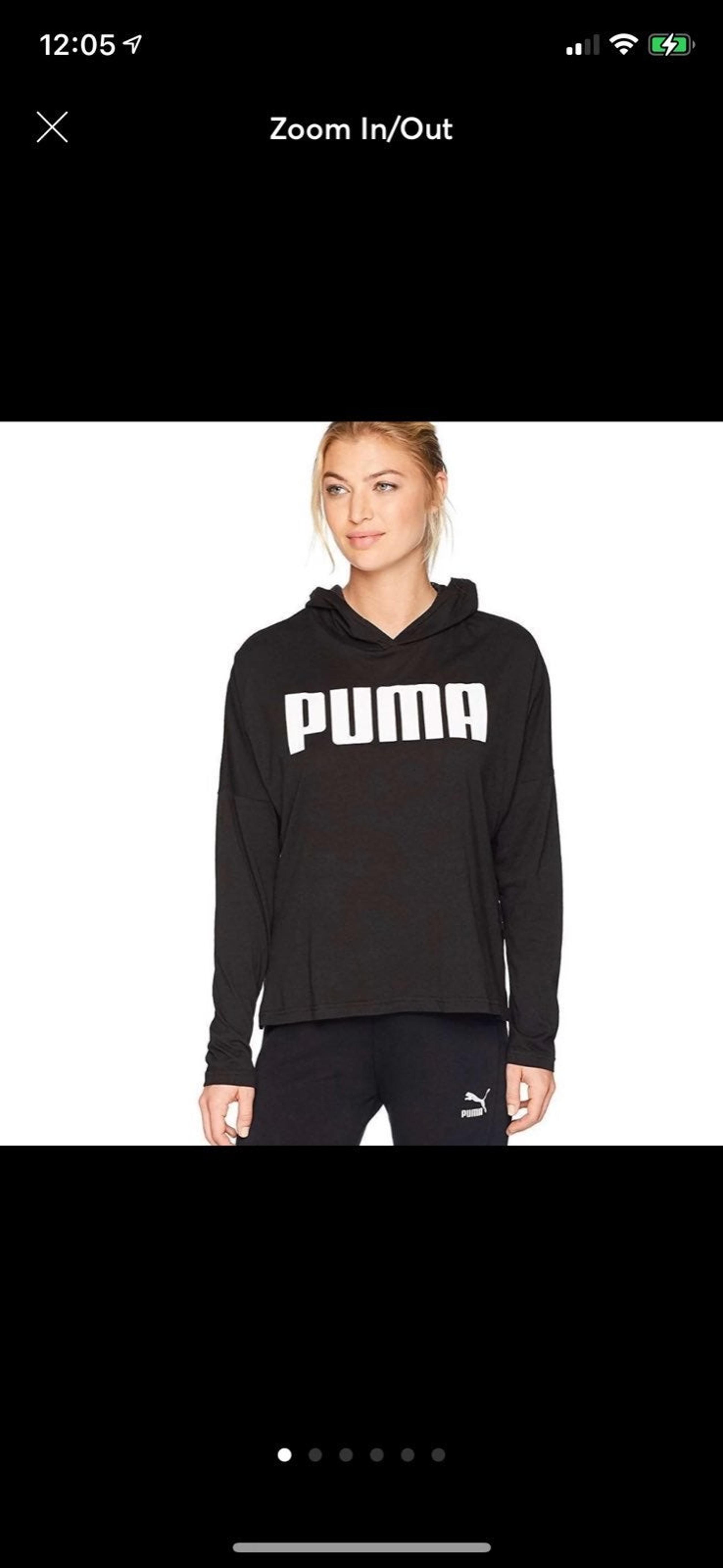 PUma light cover up long sleeve tee