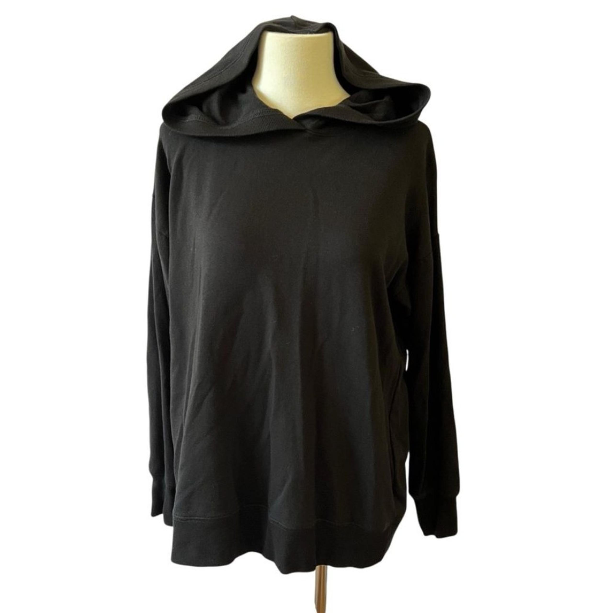HOODIE SWEATSHIRT XS LIGHTWEIGHT TENCEL ORG COTTON MINIMALIST CHIC - Eileen Fisher