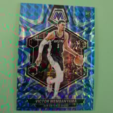 Victor Wembanyama 2023-24 Mosaic Reactive Blue #238.