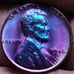 Wheat 1946d NEON BREATHTAKING COLORS,REVRS GOLD/ RED