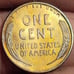 Wheat 1946d NEON BREATHTAKING COLORS,REVRS GOLD/ RED
