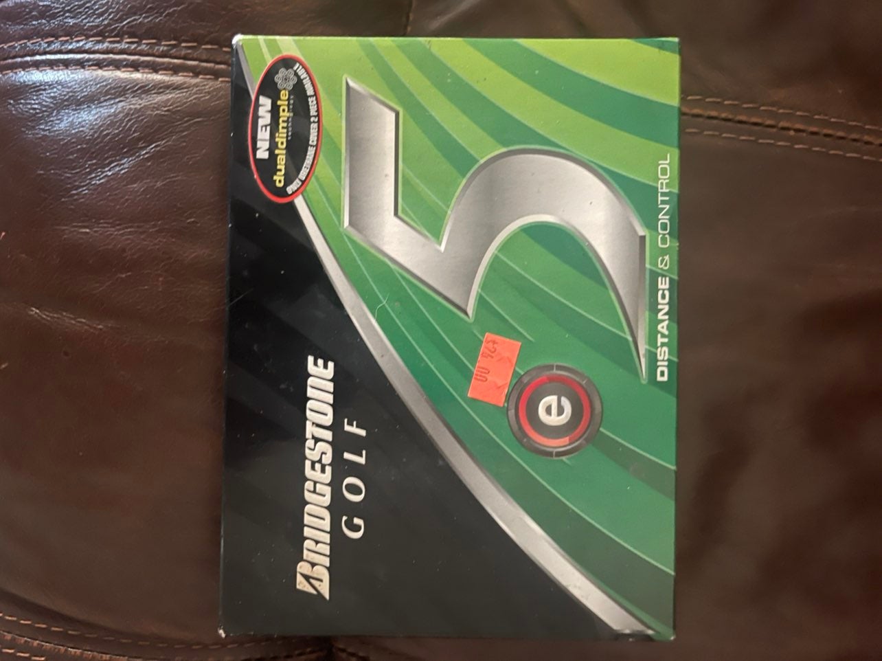 Box of bridgestone golf balls