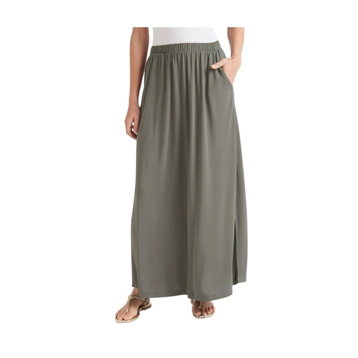 Arlo Sandwash Jersey Maxi Skirt Splendid Collection LED Color XL MSRP 138