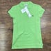 NWT Womens Lacoste Clime Tige Green Ladies Pique Stretch Polo Shirt 34 Size 2