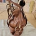 Michael kors leather satchel bag cognac tan
