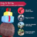 NEW 6 FT Tall Christmas Inflatable Cute Snail with a Stack of Gifts,