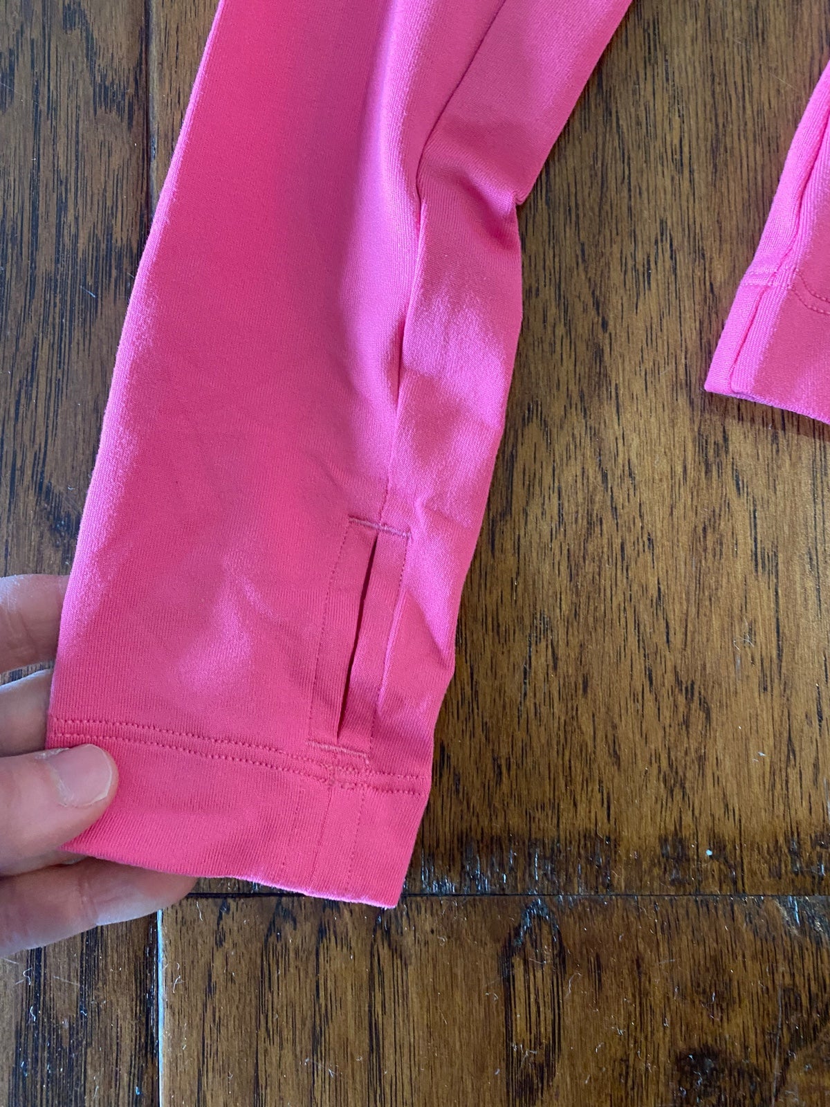 Pink Alo Yoga Hooded Running top XS