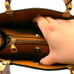 NEW Faux Leather Crocodile Embossed Brown Satchel and Crossbody Purse