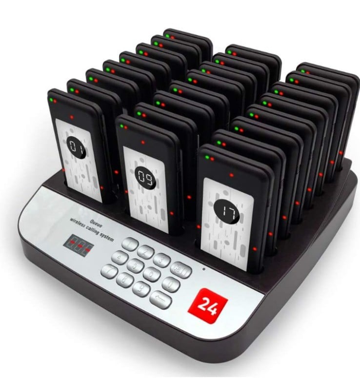 23 pager system NOLAS Social Distancing Pagers for Restaurants Paging System