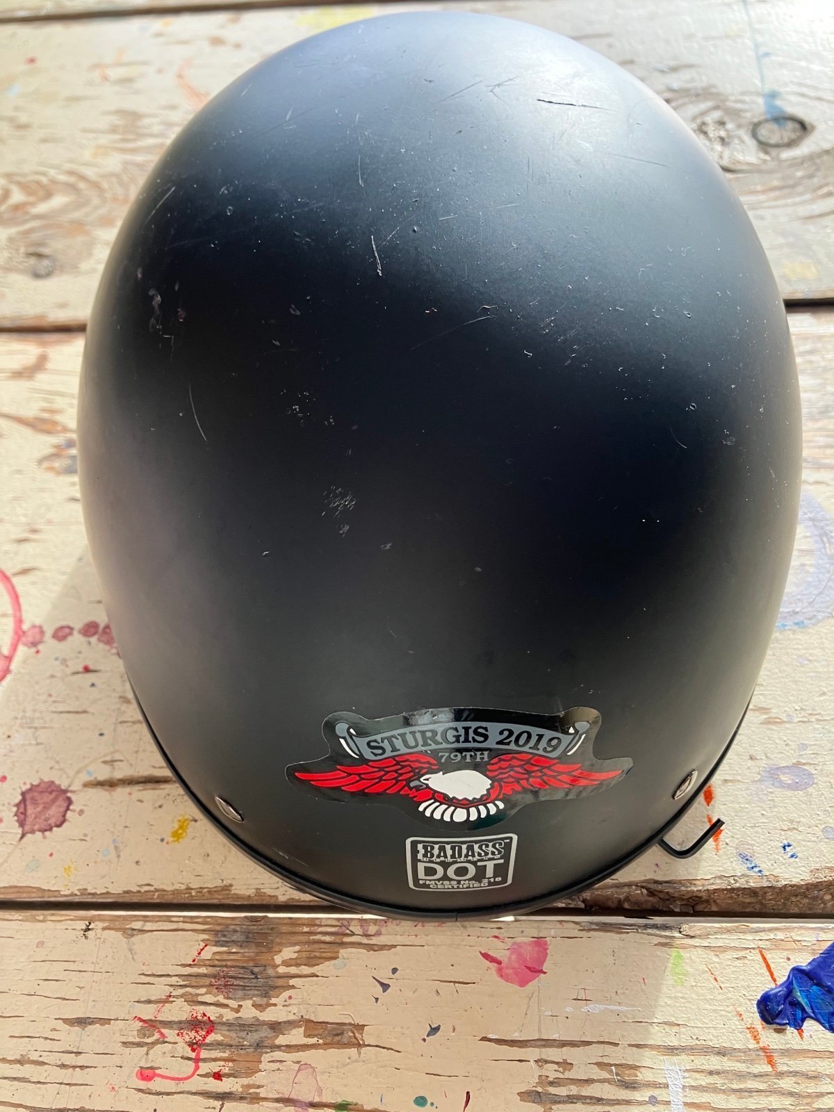 Motorcycle Helmet xxl badass