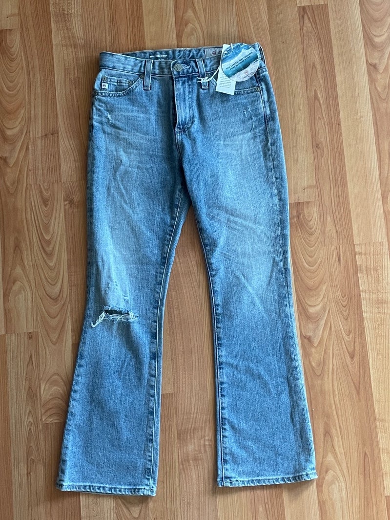AG JEANS THE JODI CROP FIT AND FLARE JEANS |SIZE 24