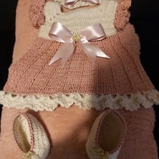 Set tejido de bebe de 0 a 3 meses