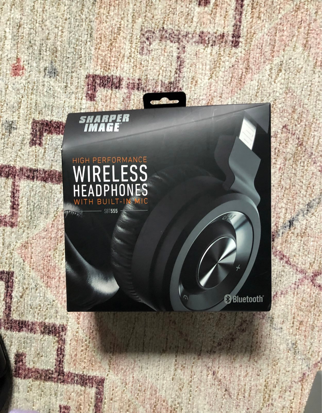 Sharper Image Bluetooth Headphones With Built -In Mic