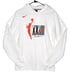 Nike WNBA 25 Years League Anniversary Adult Size Small White Hoodie Swoosh NBA