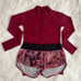 2-PC Lululemon♥️NEW! REST LESS 1/2 ZIP-STAR RUBY 4/6 & SPEED SHORT-SUN DAZED 6/8