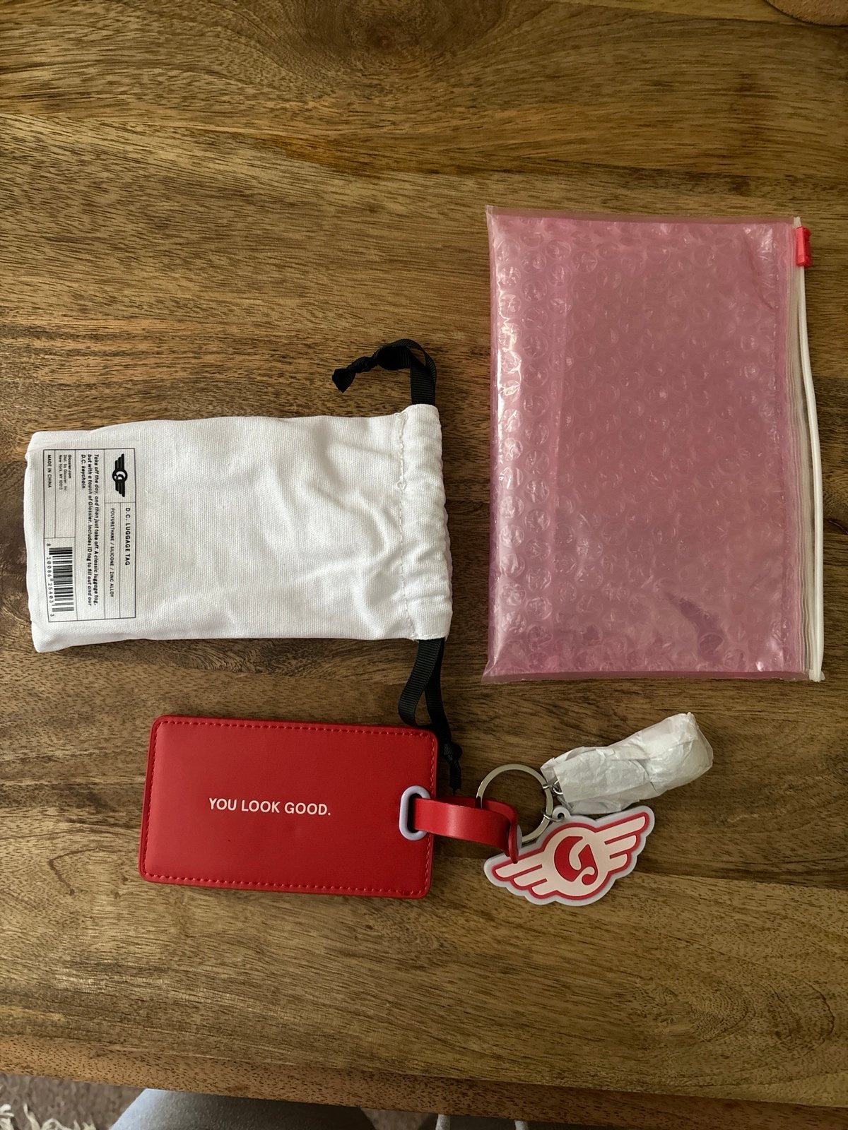 BRAND NEW Glossier Washington DC Luggage Tag