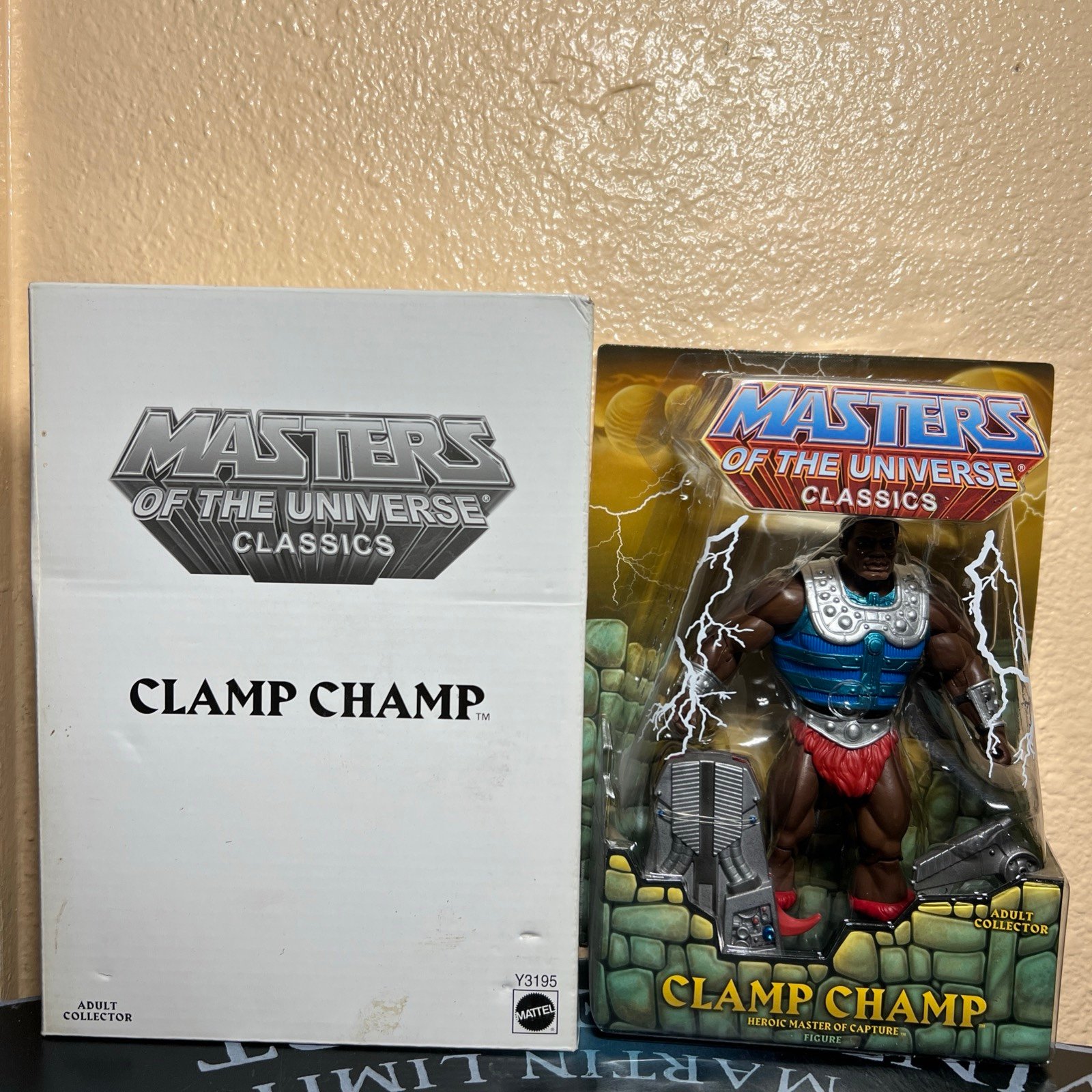 Masters Of The Universe Classics CLAMP CHAMP He-Man MOTUC MATTY NEW W/MAILER
