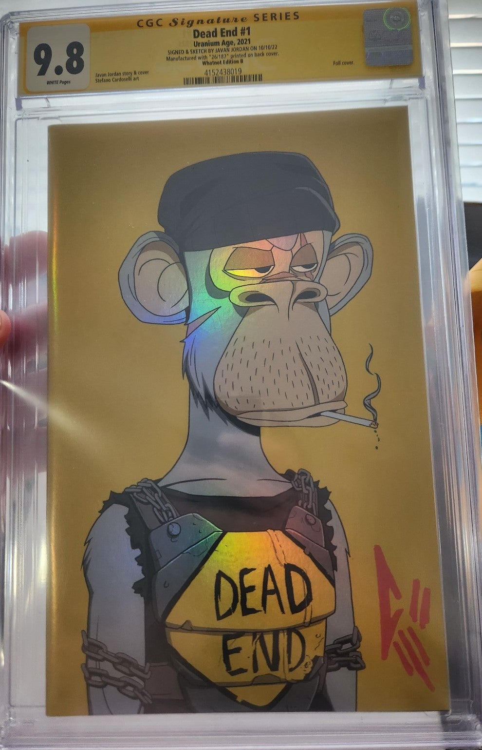 Dead End #1 CGC SS 9 .8 limited run &Signed