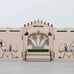 Wooden Rabbit House, Rabbit Castle, Personalized rabbit house, Playhouse, Rabbit