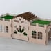 Wooden Rabbit House, Rabbit Castle, Personalized rabbit house, Playhouse, Rabbit