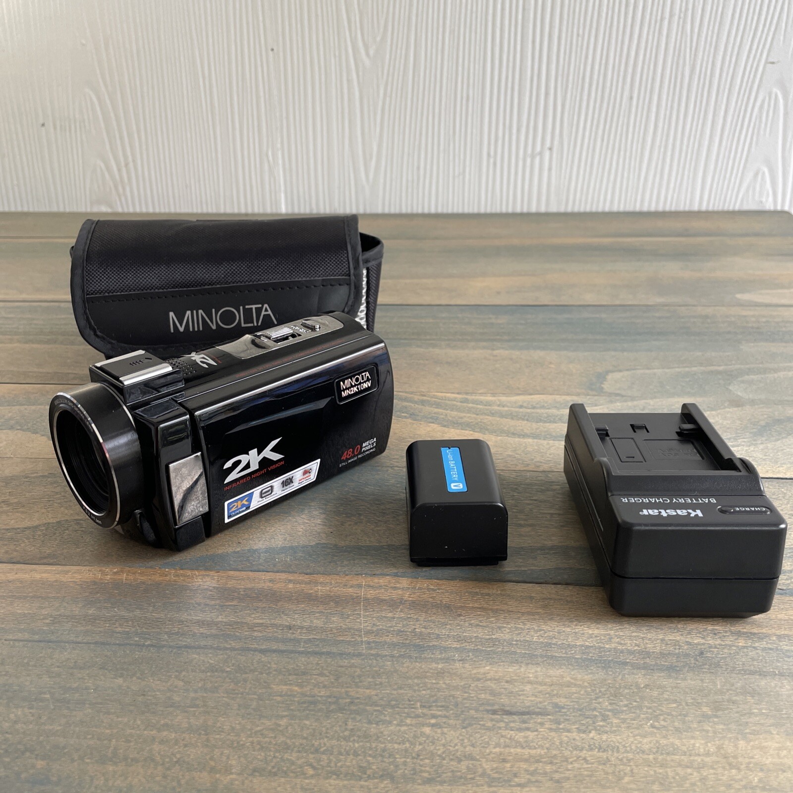 Minolta MN2K10NV-BK MN2K10NV 2.7K Quad HD 16x Digital Zoom IR Night Vision (S7)