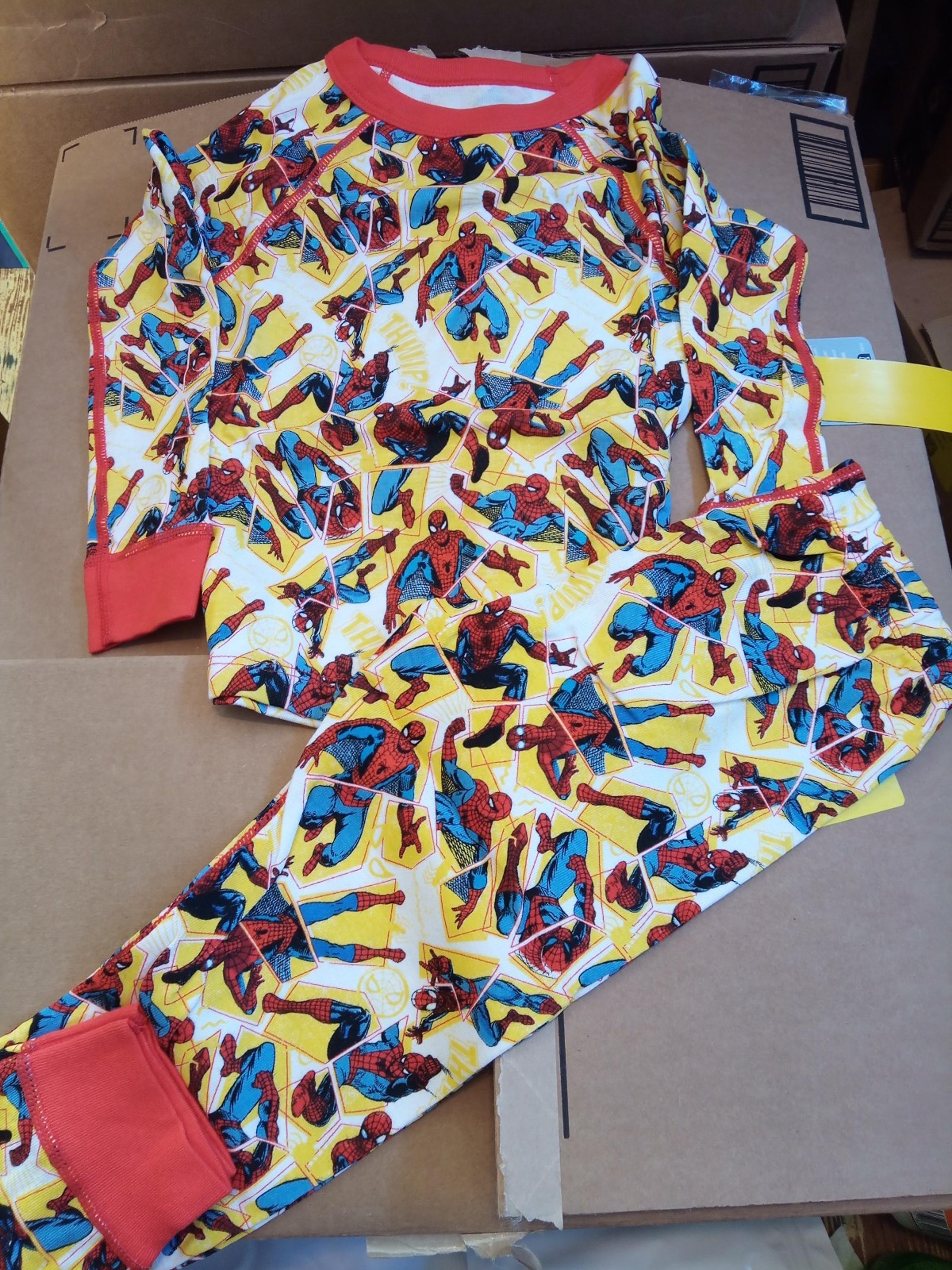 size 4 Disney Spiderman long sleeve pajamas