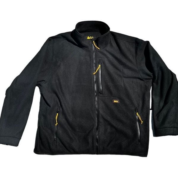 REI Jacket, Fleece Jacket Black Size XL