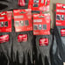 5x Milwaukee XX-Large High Dexterity Cut 5 Resistant Nitrile Dipped Outdoor