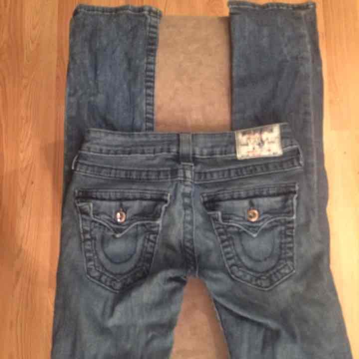 True religion 25 size boot cut