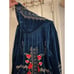 L&B Lucky & Blessed Hooded Cardigan Womens Large Open Front Geometric Floral NWT
