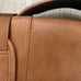 Snugg PU Leather Brown Camel Color 16 Laptop Messenger Shoulder Travel Bag