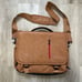 Snugg PU Leather Brown Camel Color 16 Laptop Messenger Shoulder Travel Bag