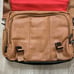 Snugg PU Leather Brown Camel Color 16 Laptop Messenger Shoulder Travel Bag