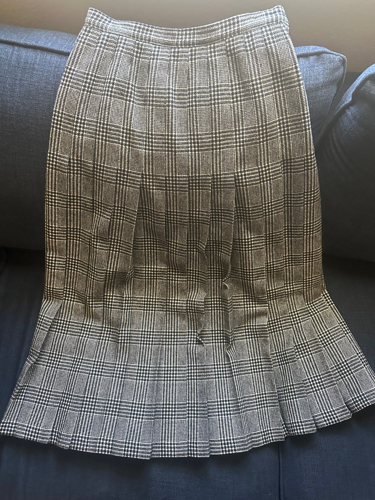 Vintage Pendleton Pleated Wool Turnabout Skirt