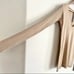 RICK OWENS Ribbed Sleeve V Neck Knit Long Sleeve in Camel