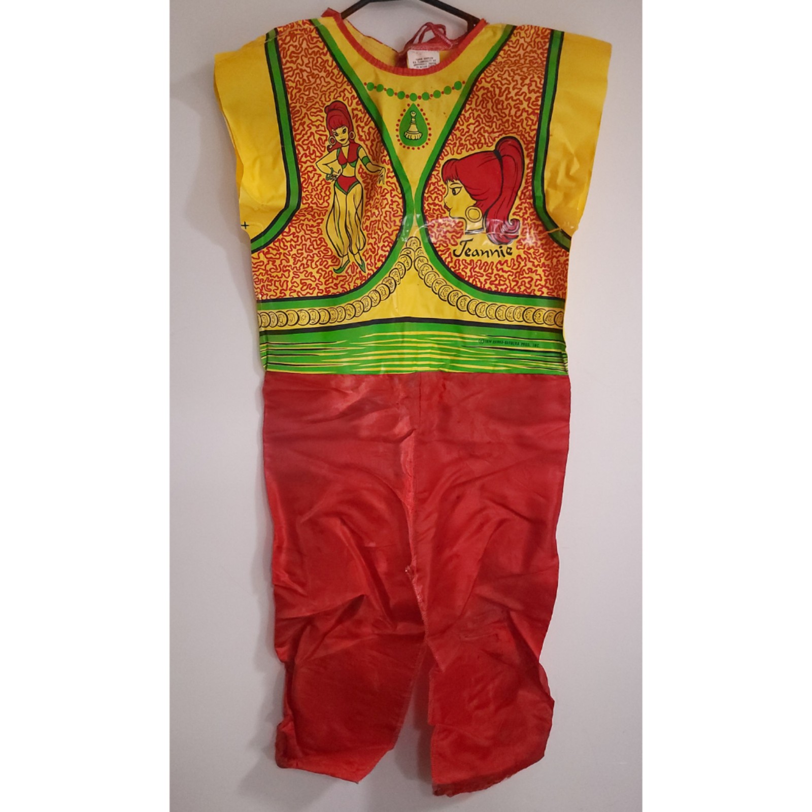 Vintage BEN COOPER Halloween Costume JEANNIE & BABU Hanna Barbera GENIE cartoon