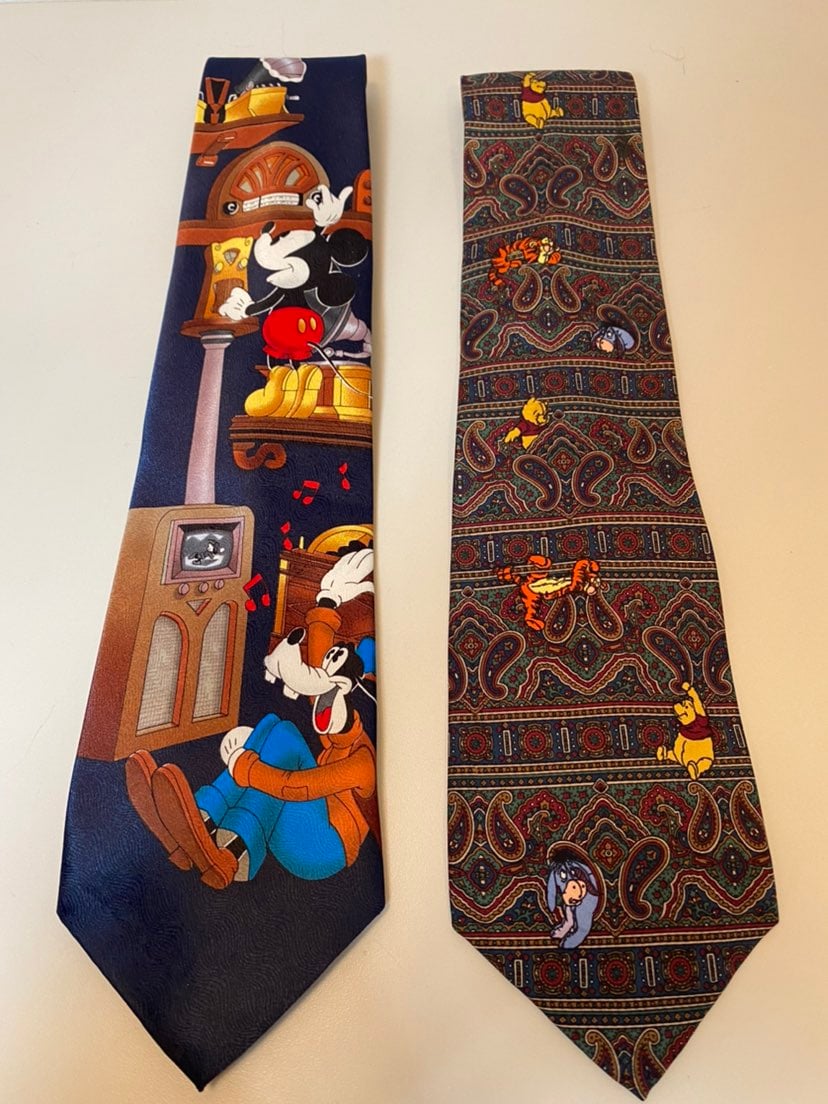 Lot of two Disney ties