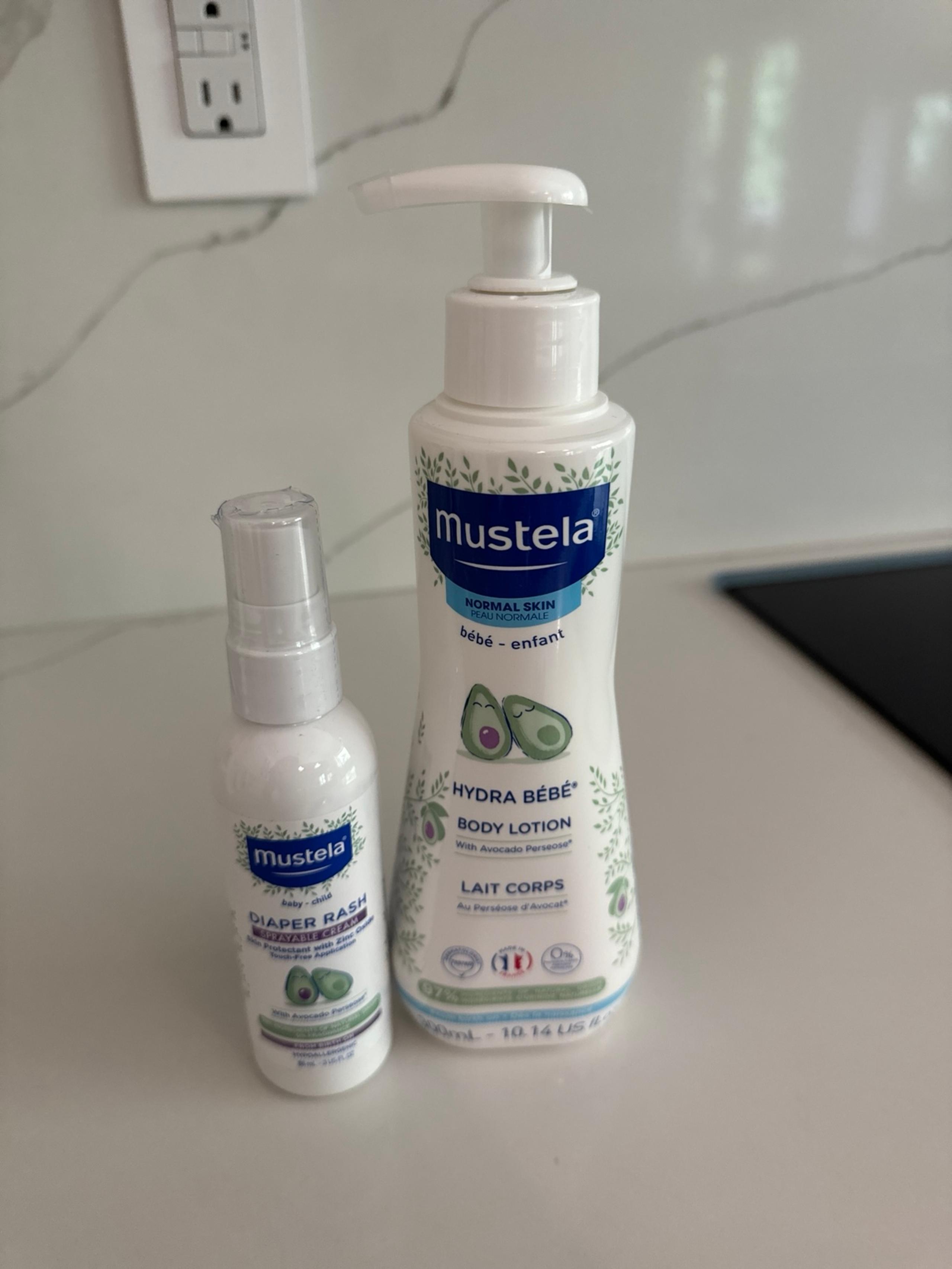 Mustela Lotion and Diaper Rash Spray
