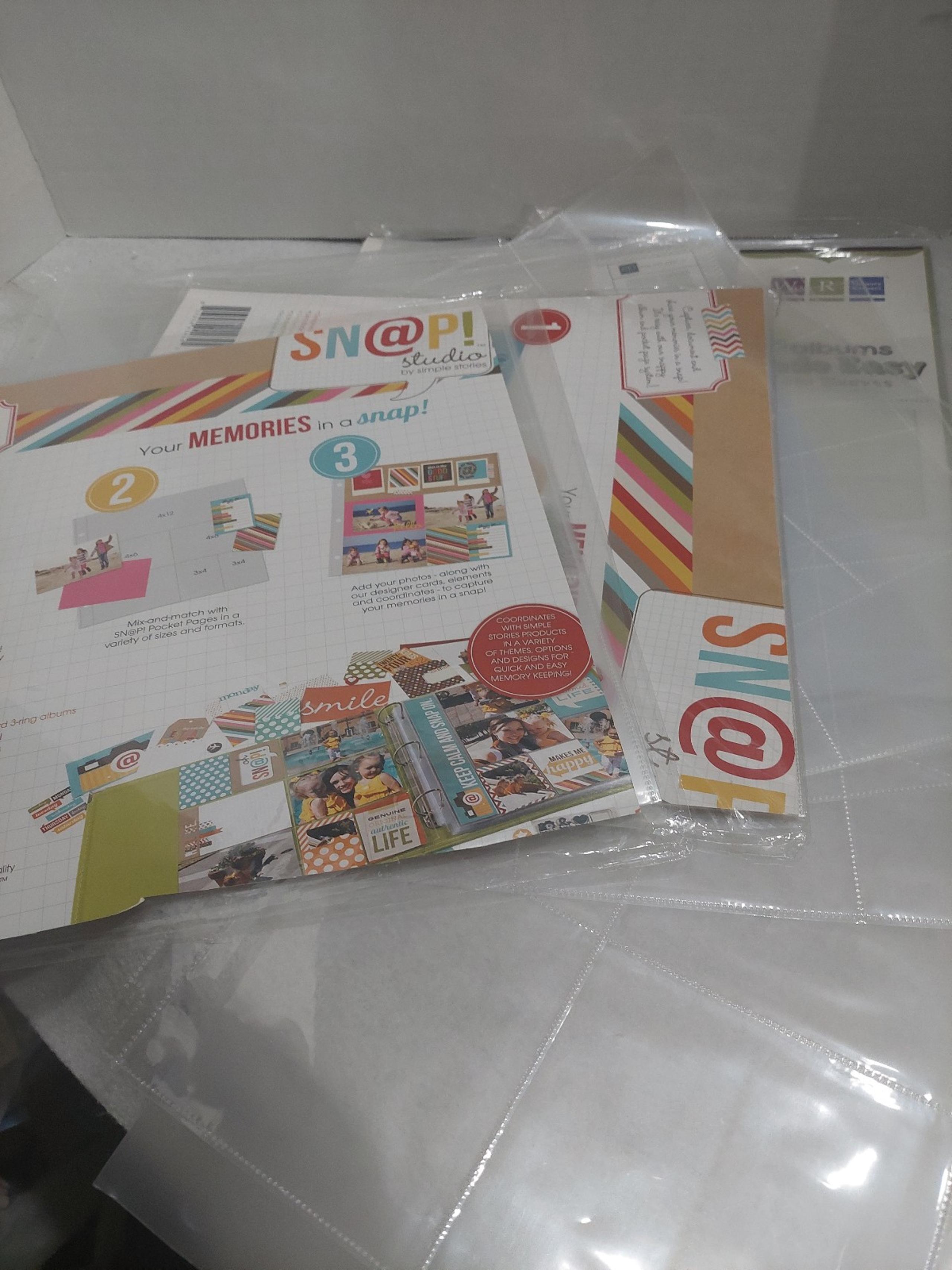 Bundle of Scrapbook sheet protectors (218)