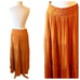NWT Anthropologie Copper Gold Satin Broomstick Skirt - Large
